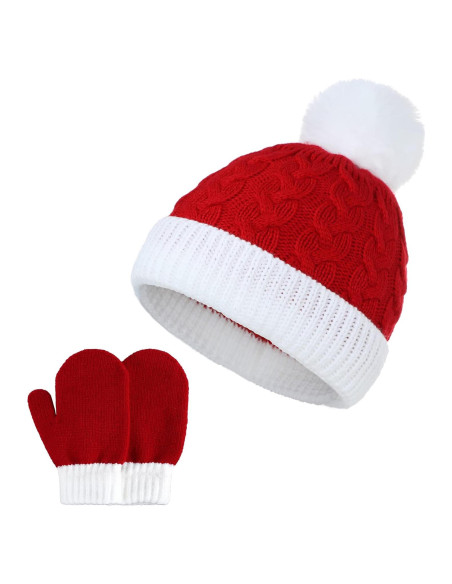 Gorro y Manoplas de Invierno Zando para Bebé 6-36 Meses