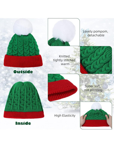 Gorro y Manoplas de Invierno Zando para Bebé 6-36 Meses