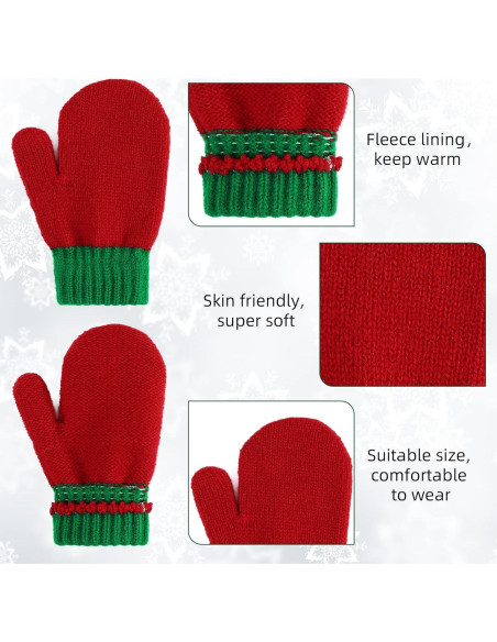 Gorro y Manoplas de Invierno Zando para Bebé 6-36 Meses