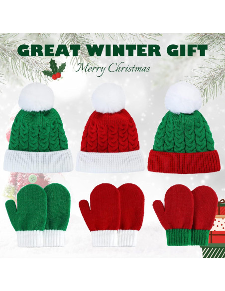 Gorro y Manoplas de Invierno Zando para Bebé 6-36 Meses