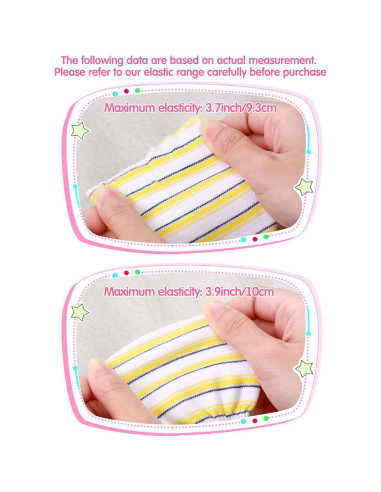 24 Pares Manoplas para Bebés Geyoga Algodón Unisex 0-6 Meses