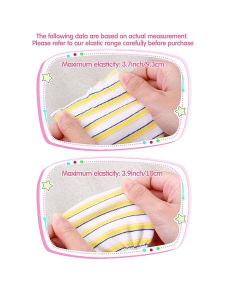 24 Pares Manoplas para Bebés Geyoga Algodón Unisex 0-6 Meses