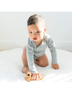 Conjunto de 4 Bodysuits Clásicos Unisex Goobie Baby 100% Algodón 2