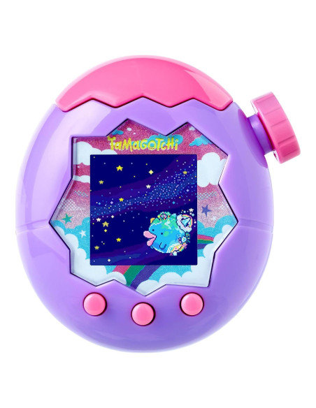 Tamagotchi Paraíso Bandai Cielo Púrpura - Juega y Cuida