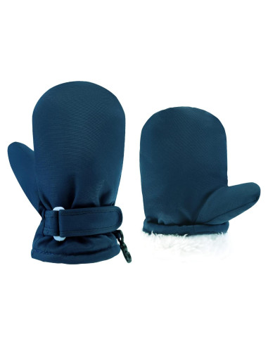 Mitones Impermeables BAVST para Niños 3-5 Años Forro Polar