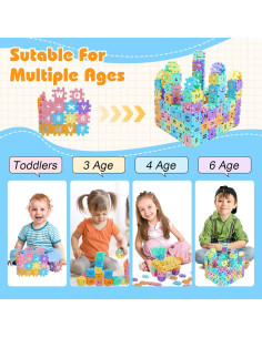 Bloques de Construcción Interconectables SOPHIYAYA 260 Pcs 2