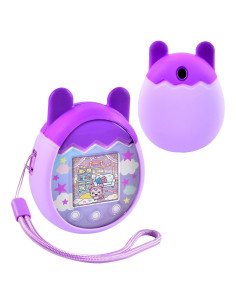 Funda de Silicona ANKHOH para Tamagotchi Pix Púrpura