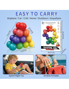 Juguetes Sensoriales Antiestrés Hymaz - Paquete de 2 2