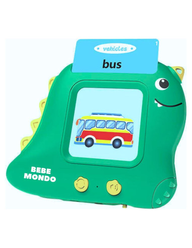 Juguetes Montessori Bebe Mondo - Tarjetas Flash Hablantes 224 Unidades