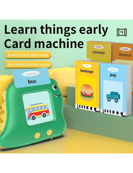 Juguetes Montessori Bebe Mondo - Tarjetas Flash Hablantes 224 Unidades