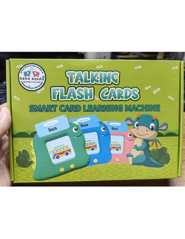 Juguetes Montessori Bebe Mondo - Tarjetas Flash Hablantes 224 Unidades