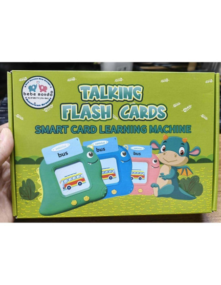 Juguetes Montessori Bebe Mondo - Tarjetas Flash Hablantes 224 Unidades