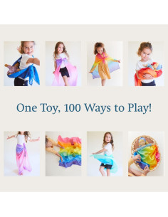 Pañuelo Encantado Sarah's Silks 89x89cm Seda para Niños 2