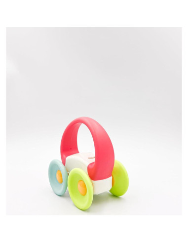 BaBeloved Mi Primer Auto Juguete de Dentición Suave 0-12 Meses