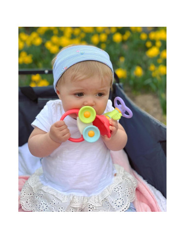BaBeloved Mi Primer Auto Juguete de Dentición Suave 0-12 Meses