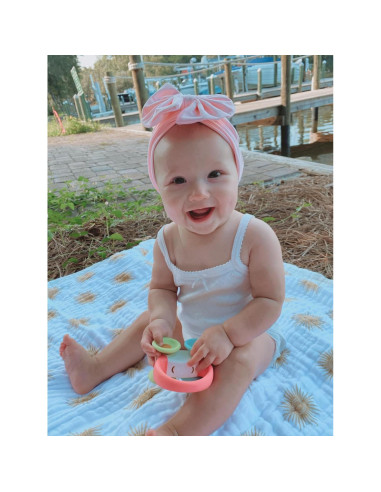 BaBeloved Mi Primer Auto Juguete de Dentición Suave 0-12 Meses