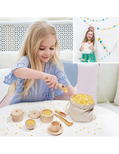 Caja Sensorial Montessori de Madera para Niños 36 meses+