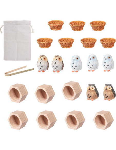 Caja Sensorial Montessori de Madera para Niños 36 meses+