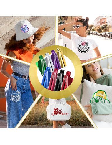 Vinilo de Transferencia de Calor Dorado 31.5 x 183 cm para Cricut