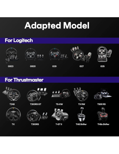 Cockpit de Simulador de Carreras DIWANGUS con Soporte Plegable para TV 24-49"