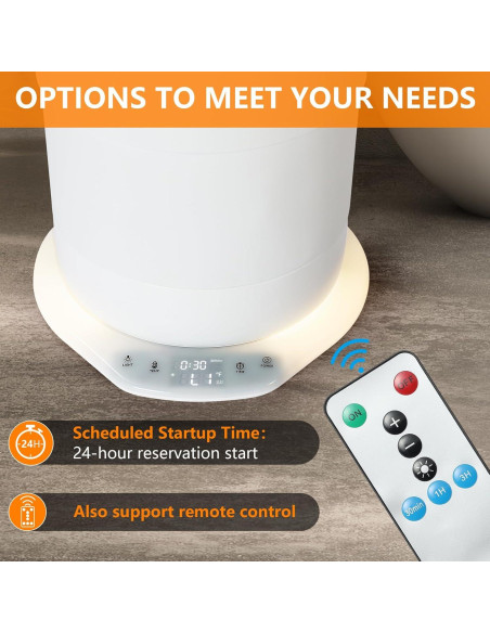 Calentador de Toallas Uoxfill 21L Plegable con Luz y Temporizador