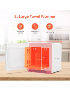 Armario Calentador de Toallas TASALON 8L 160W Spa y Hogar 2