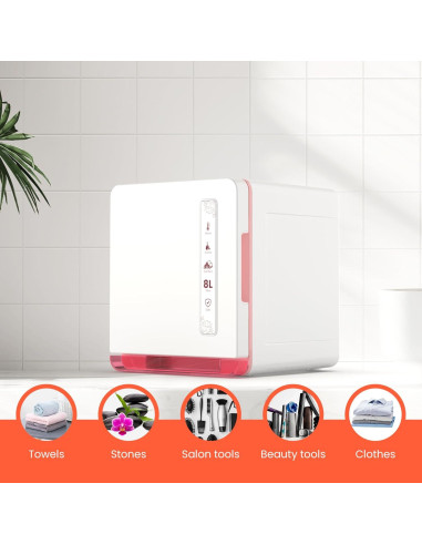 Armario Calentador de Toallas TASALON 8L 160W Spa y Hogar