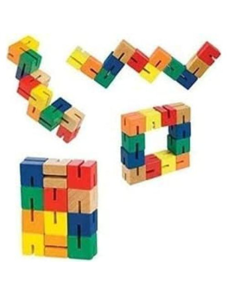 Paquete de 4 Juguetes Fidget Tangle Twister y Rompecabezas