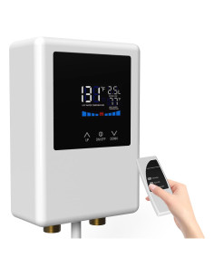 Calentador de Agua Eléctrico Sin Tanque Ganggend 5500W 110V