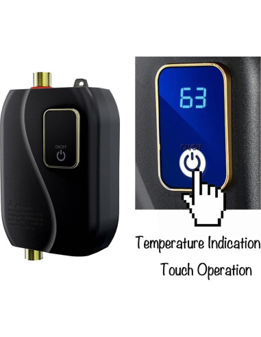 Calentador de Agua Eléctrico WQV 3000W Instantáneo Bajo Fregadero