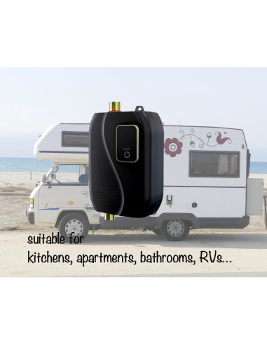 Calentador de Agua Eléctrico WQV 3000W Instantáneo Bajo Fregadero