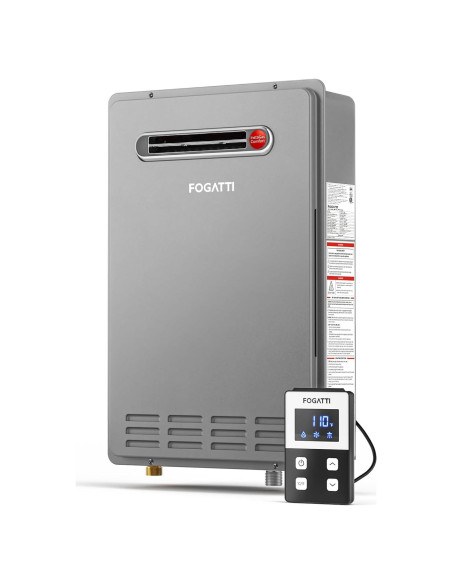 Calentador de Agua Sin Tanque FOGATTI 19.2 LPM Gas Natural