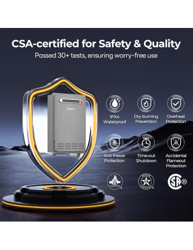 Calentador de Agua Sin Tanque FOGATTI 19.2 LPM Gas Natural