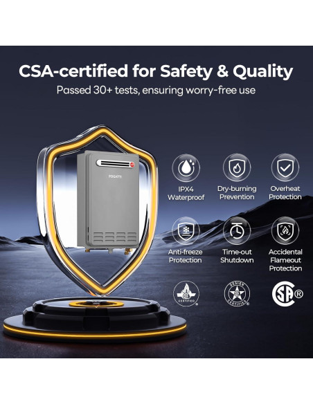 Calentador de Agua Sin Tanque FOGATTI 19.2 LPM Gas Natural