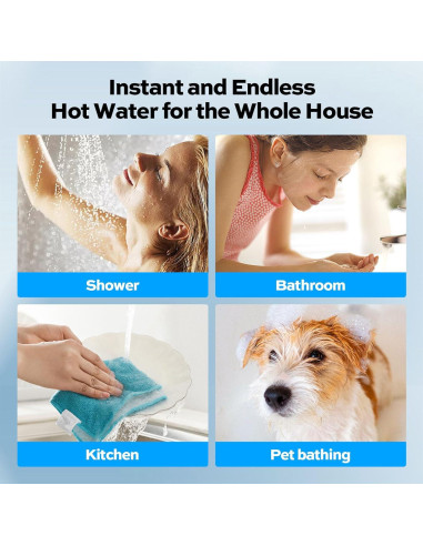 Calentador de Agua Sin Tanque a Gas Propano Orbek 100,000 BTU 4.3 GPM