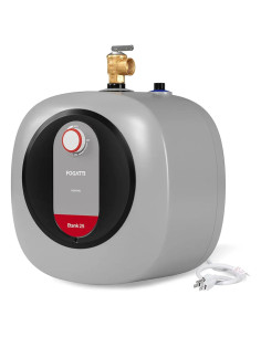 Calentador de Agua Eléctrico FOGATTI 9.46L 1440W Montaje Pared/Suelo