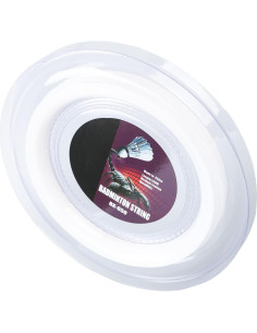 Cuerda de Bádminton Keenso BX650 200m Nylon 0.72mm Blanco 2