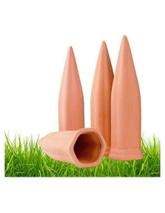 Picas de Riego de Terracota Sconi - 4 Estacas Liberación Lenta