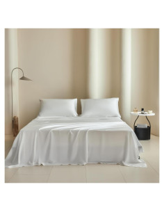Juego de Sábanas Individual 100% Tencel Eucalipto Simple&Opulence