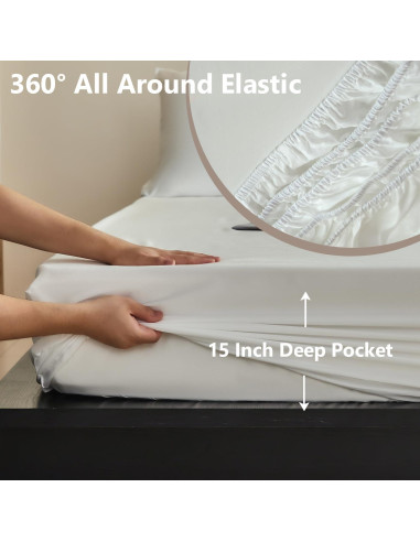 Juego de Sábanas Individual 100% Tencel Eucalipto Simple&Opulence