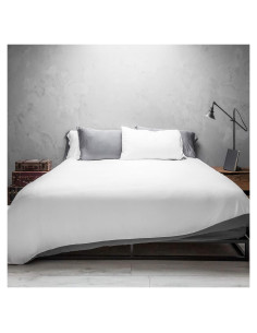 Juego de Sábanas Rey 6p Viscosa Bambú Wooflinen Gris Moderno