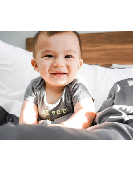 Juego de Sábanas Rey 6p Viscosa Bambú Wooflinen Gris Moderno