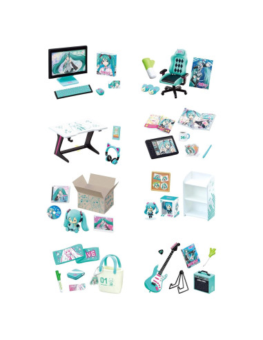 Re-Ment Miku Miku Room Blind Box - Miniaturas Coleccionables