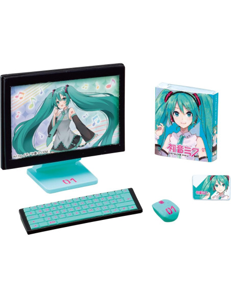 Re-Ment Miku Miku Room Blind Box - Miniaturas Coleccionables