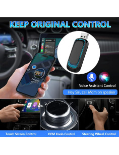 Adaptador Inalámbrico CarPlay y Android Auto MTAKYA 67.6g 2