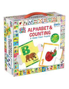 Rompecabezas de Piso 2 Lados Eric Carle ABC 123 3.05m
