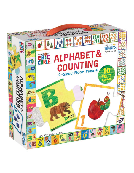 Rompecabezas de Piso 2 Lados Eric Carle ABC 123 3.05m