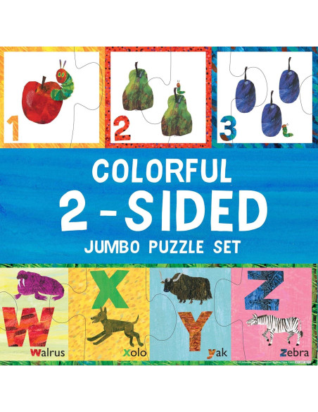 Rompecabezas de Piso 2 Lados Eric Carle ABC 123 3.05m