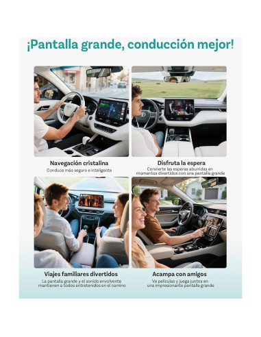 Ottocast Mirror Touch - Adaptador Inalámbrico CarPlay 207g