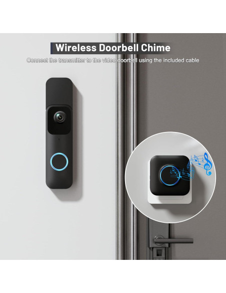 Timbre Inalámbrico Bistee para Video Blink - 1 Extensor y Receptor